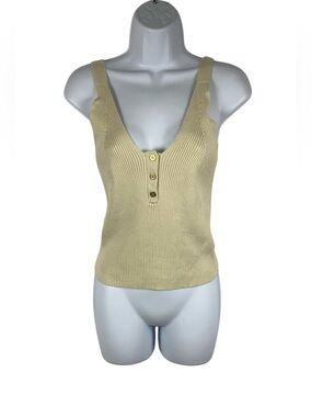 And Now This Cream Ribbon Tank Top